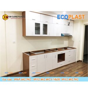 Tủ bếp nhựa đài loan A21TH