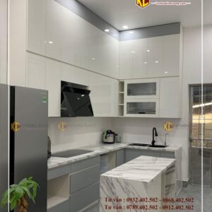 Tủ bếp nhựa Acrylic 087