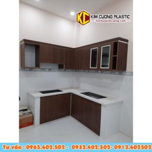 Tủ bếp nhựa đài loan A21TA