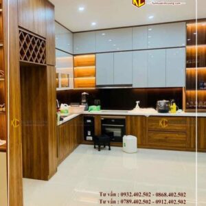 Tủ bếp nhựa Acrylic 085