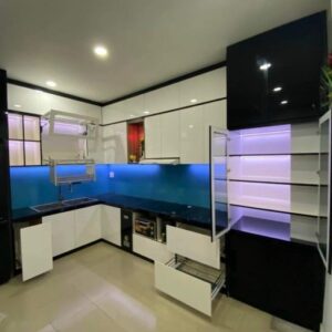 Tủ bếp nhựa Acrylic LV92