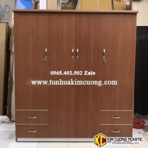 Tủ nhựa vân gỗ 4C