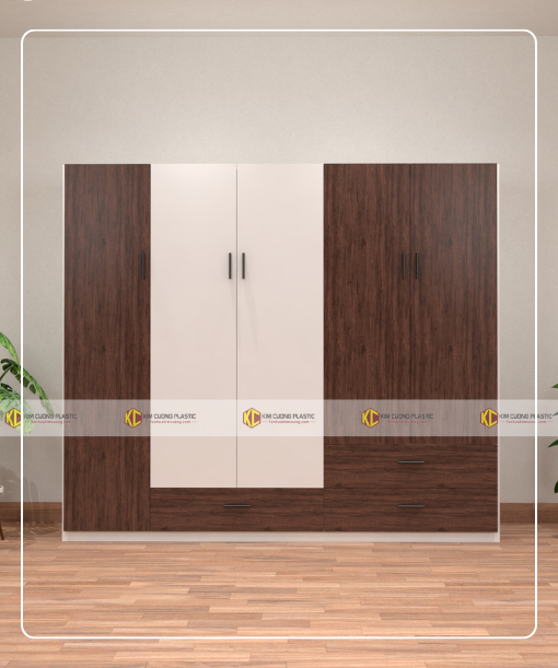 Tủ nhựa đài loan 5 cánh 5CDL04