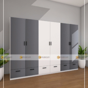 Tủ nhựa đài loan 6 cánh 6CDL12