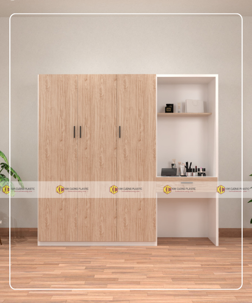 Tủ nhựa đài loan 5 cánh 5CDL09