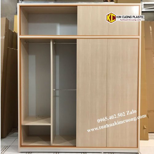 Tủ nhựa đài loan cánh lùa 4C - Ảnh 2