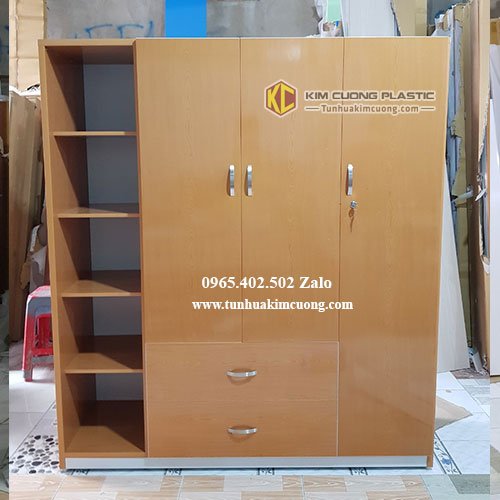 Tủ nhựa đài loan 3 hộc trong A06