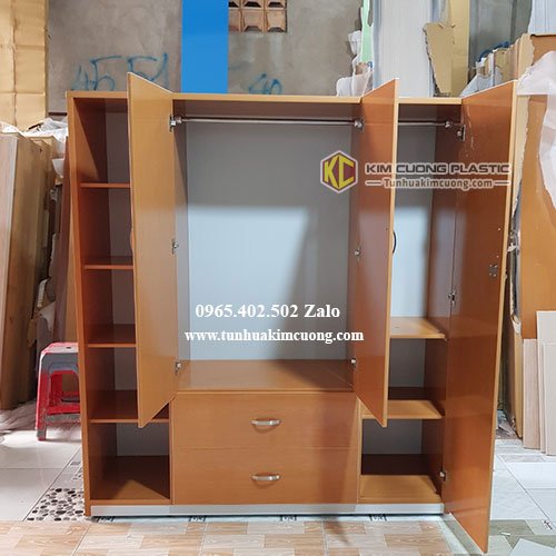 Tủ nhựa đài loan 3 hộc trong A06 - Ảnh 2