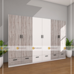 Tủ nhựa đài loan 6 cánh 6CDL02