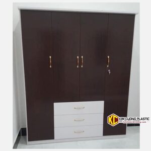 Mẫu tủ nhựa 4 cánh cao 1750