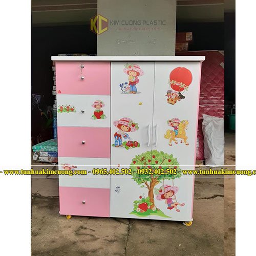 Tủ Nhựa trẻ em Kim Cương A25