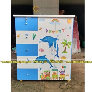 Tủ Nhựa trẻ em Kim Cương A25